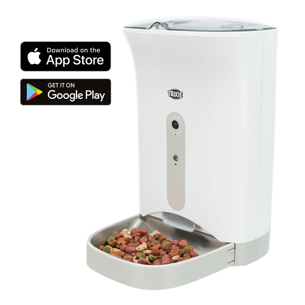 TX8 Smart automatic food dispenser, 4.3 l/24 × 38 × 19 cm, white