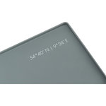 BE NORDIC place mat, silicone, 60 × 40 cm, grey