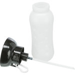 Bottle with bowl, plastic, 0.55 l