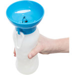 Bottle with bowl, plastic, 0.55 l