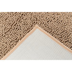 Alfombrilla Absorbe Suciedad, impermeable, 80 × 60 cm, Beige