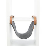 Hammock for shelves, felt, 56 × 36 cm, anthracite