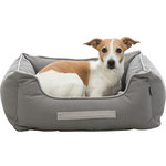 Cama Be Eco Danilo, cuadrado, 100 × 70 cm, Gris