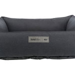 Cama Farello, cuadrado, 100 × 70 cm, Negro