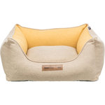 Cama Lona, cuadrado, 60 × 50 cm, Arena/Amarillo