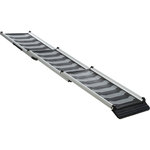 Rampa, Telescópica 3 pasos, 40 × 78–175 cm, 6.8 kg, Negro/Gris