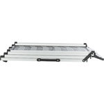 Rampa, Telescópica 3 pasos, 40 × 78–175 cm, 6.8 kg, Negro/Gris