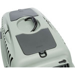 Transportín Be Eco Capri 3, S: 40 × 38 × 61 cm, Antracita/Gris-Verde