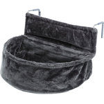 Cuddly bag XXL for radiators, plush, 55 × 15 × 36 cm, dark grey