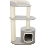 Salva scratching post XXL, 3 levels, 128 cm, taupe