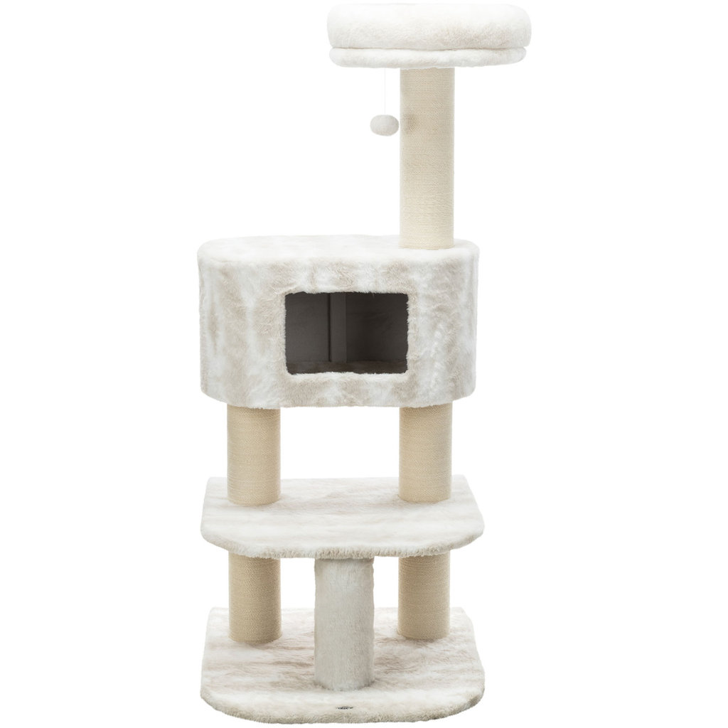 Nelli scratching post, 140 cm, white/taupe