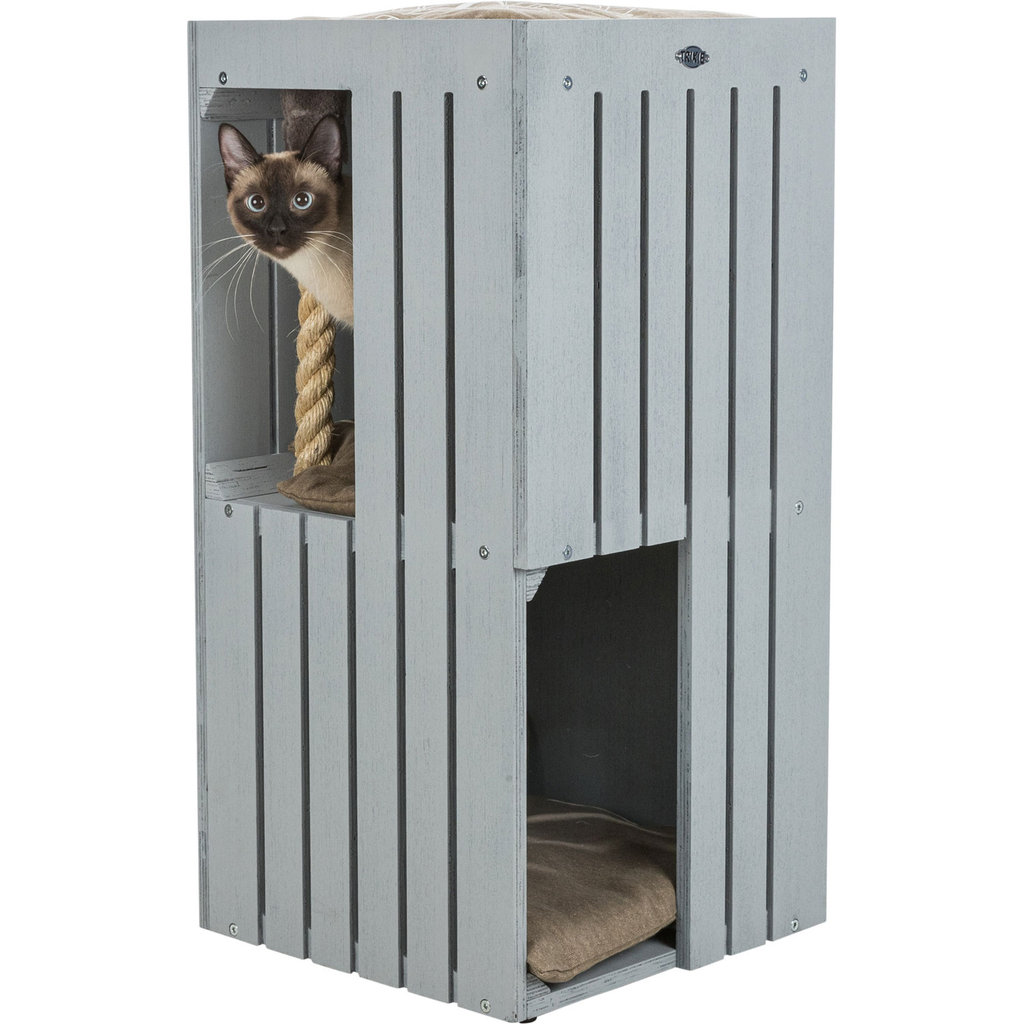 BE NORDIC Juna cat tower, 77 cm, grey