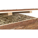 Gunnar functional house, guinea pigs, bark wood, 47 × 30 × 37/68 cm