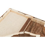 Casa Hedwig con terraza en el techo, Hámsters, Madera Laminada, 30 × 14 × 26 cm