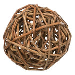 Wicker ball, ø 13 cm