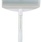 Lint roller XXL, silicone, 20 × 30 cm, white/turquoise