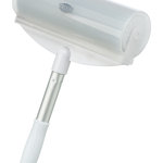 Lint roller XXL, silicone, 20 × 30 cm, white/turquoise