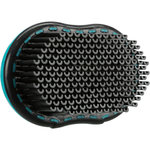 Upholstery and textile brush, TPR, 7 × 10 cm, black/turquoise