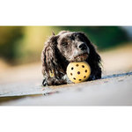 Pelota con agujeros, goma natural, ø 7 cm
