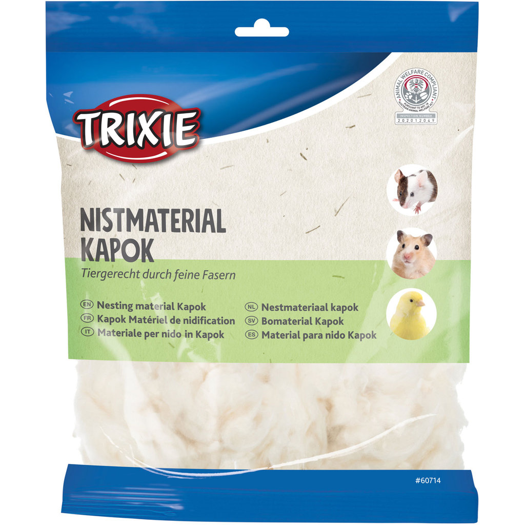 Nesting material, kapok, 100 g, cream