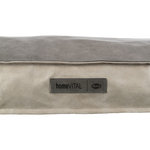 Calito vital cushion, square, 90 × 65 cm, sand/grey