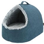 Vital Cueva Tonio, 35 × 30 × 40 cm, Azul petróleo/Blanco-Gris