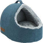Vital Cueva Tonio, 35 × 30 × 40 cm, Azul petróleo/Blanco-Gris