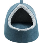 Vital Cueva Tonio, 35 × 30 × 40 cm, Azul petróleo/Blanco-Gris