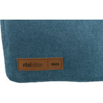 Vital Cueva Tonio, 35 × 30 × 40 cm, Azul petróleo/Blanco-Gris