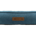 Vital Cama Tonio, cuadrado, 80 × 60 cm, Azul petróleo/Blanco-Gris