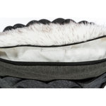 Cama Elli, redonda, fieltro, ø 50 cm, Antracita