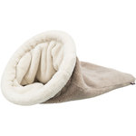 Amira cuddly sack, ø 40 × 60 cm, taupe/cream