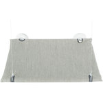 Window platform, velour, 50 × 30 cm, grey