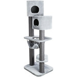 Poste Rascador Pirro, 174 cm, Gris