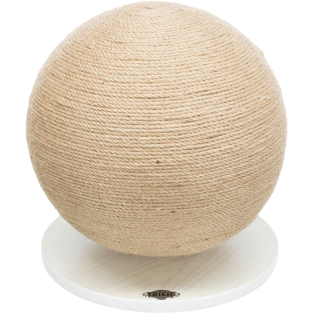 Bola de rascar, yute/madera, ø 29 × 31 cm
