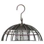 Dispensador de cacahuetes, metal, 820 ml/ø 20 cm, Negro/Bronce