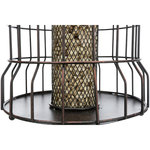 Dispensador de cacahuetes, metal, 820 ml/ø 20 cm, Negro/Bronce