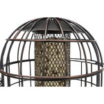 Dispensador de cacahuetes, metal, 820 ml/ø 20 cm, Negro/Bronce