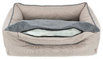 Junis vital bed, 80 × 65 cm, sand/dark grey