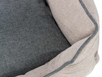 Junis vital bed, 80 × 65 cm, sand/dark grey
