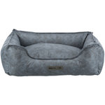 Cama Vital Calito, cuadrado, 80 × 60 cm, Azul/Gris