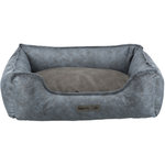 Cama Vital Calito, cuadrado, 80 × 60 cm, Azul/Gris