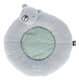 Colchoneta oso JUNIOR, ø 40 cm, Gris Claro/Menta