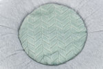 Colchoneta oso JUNIOR, ø 40 cm, Gris Claro/Menta
