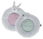 Colchoneta oso JUNIOR, ø 40 cm, Gris Claro/Menta