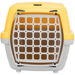 Transportín Capri 1, XS, Gris claro/Amarillo, 32 × 31 × 48 cm, 1,2 kg