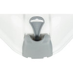 Bandeja Corner Higiénica Maro, 60 × 43 × 52 cm, Gris claro/Granito