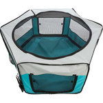 Recinto Exterior, ø 150 × 65 cm, Turquesa/Gris claro