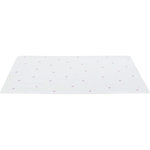 Place mat paw prints, 44 × 28 cm, white