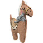 Horse, fabric, catnip, 10 cm